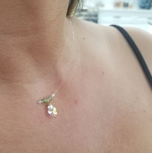 Swarovski Nylon Butterfly Necklace